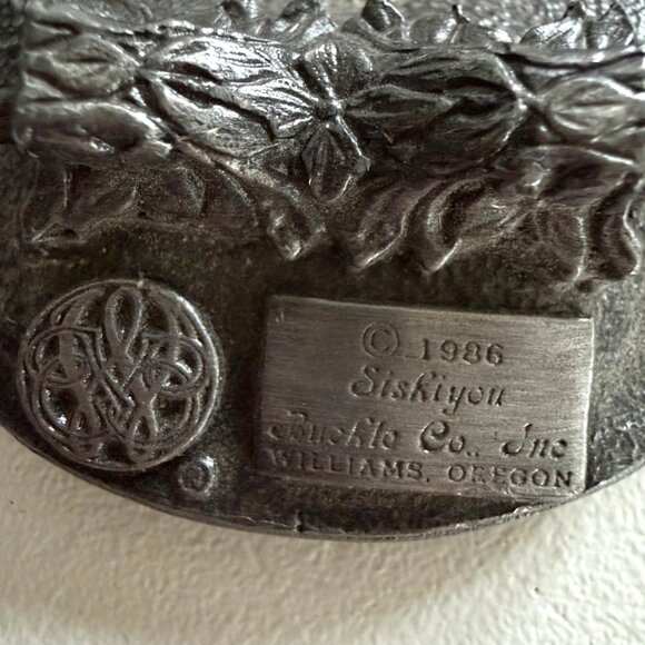 Siskiyou Buckle Co US Mail Postal Worker USPS Belt Buckle 1986 Vintage RARE - Picture 5 of 8